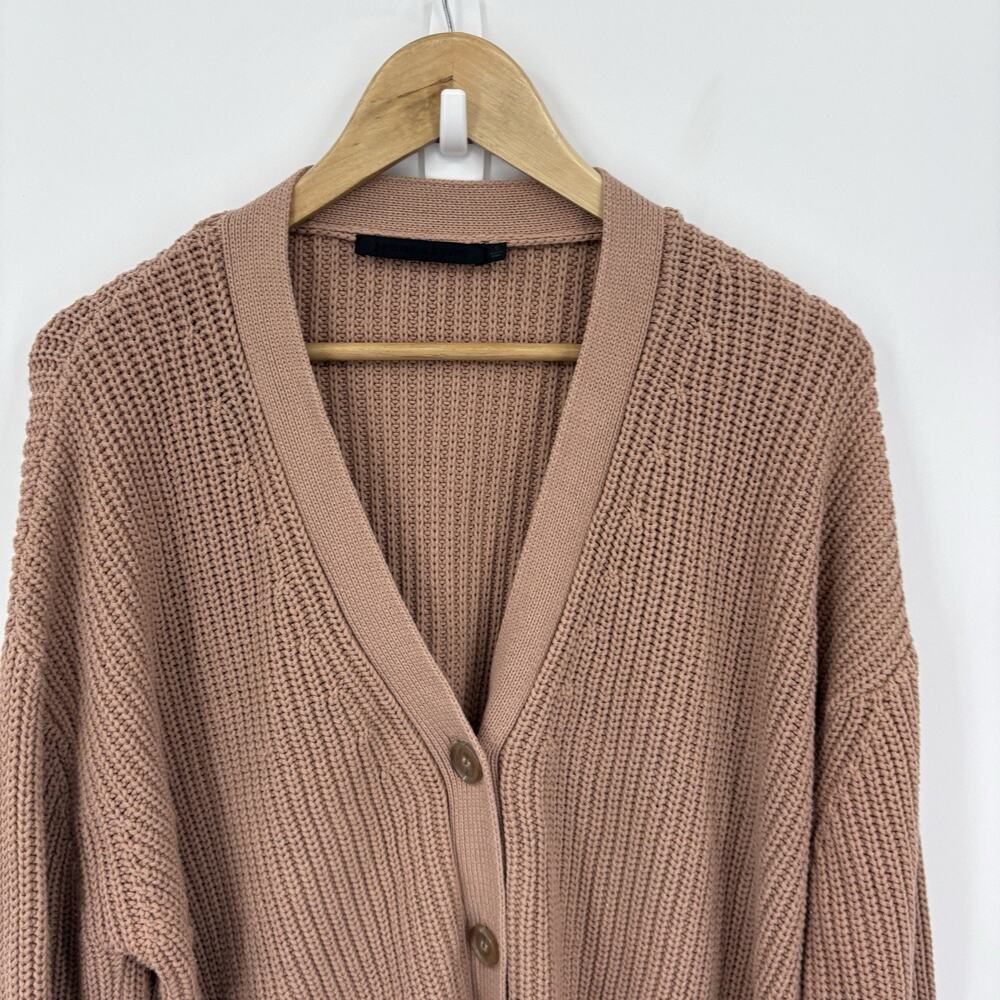 Jenni Kayne Cotton Cocoon Cardigan Womens Small Capsule Quiet Luxury Oversized - Picture 3 of 9